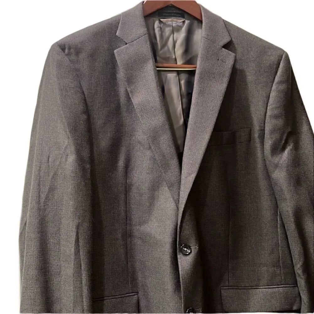 Lauren Ralph Lauren Men’s Brown & Blue Sports Coat Blazer Jacket